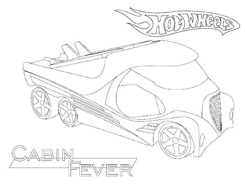 Hot Wheels Coloring Pages For Free