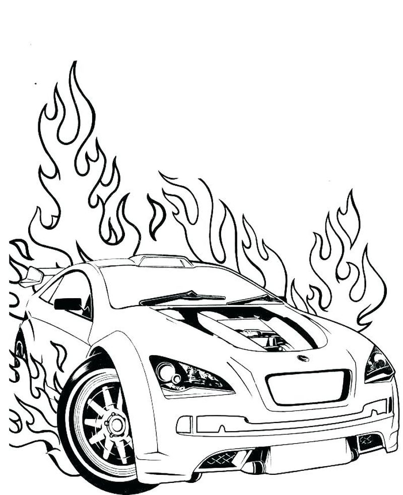 Hot Wheels Coloring Pages Online