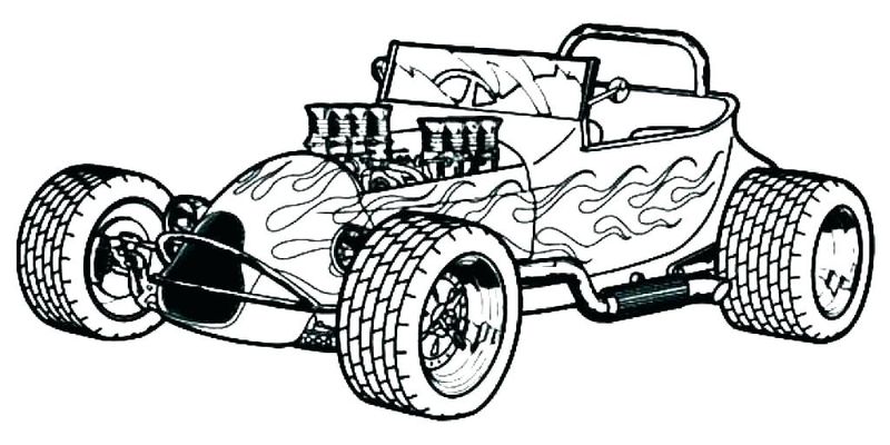 Hot Wheels Coloring Pages To Print Cool Cars Not Colored And A Little