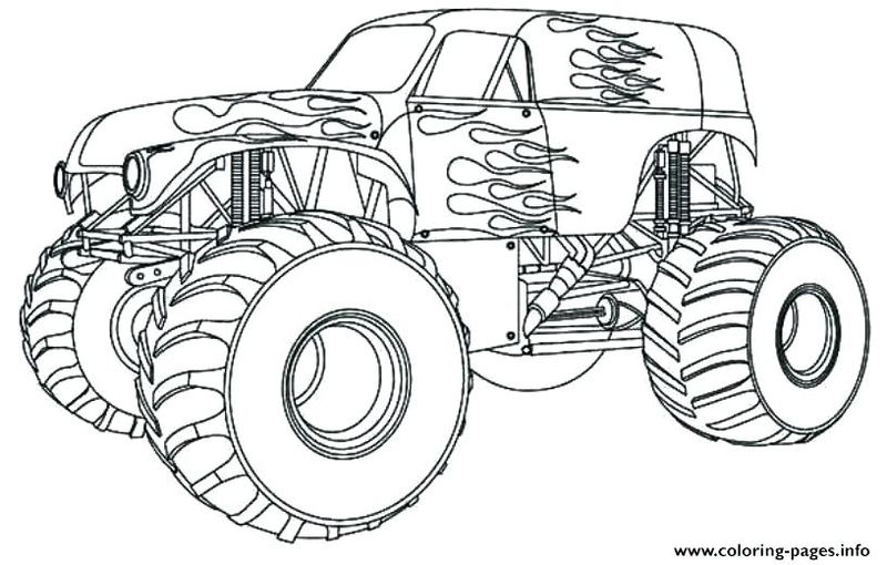 Hot Wheels Race Cars Coloring Pages