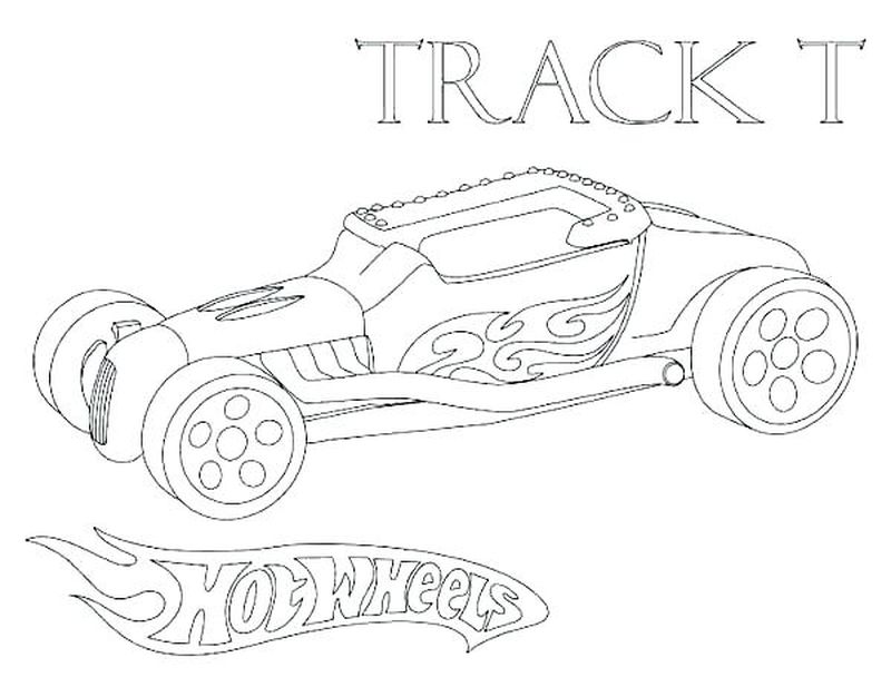 Hot Wheels Truck Coloring Pages