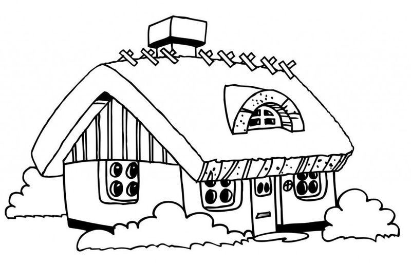 House Coloring Pages Images