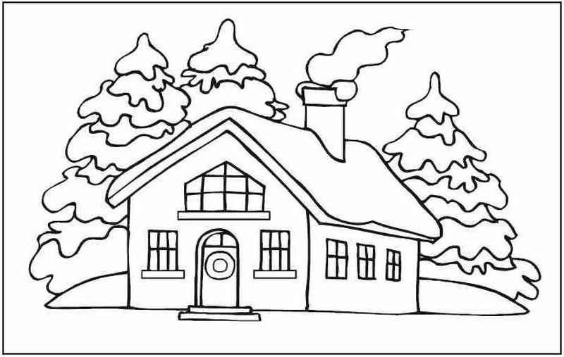 House Coloring Pages Photos