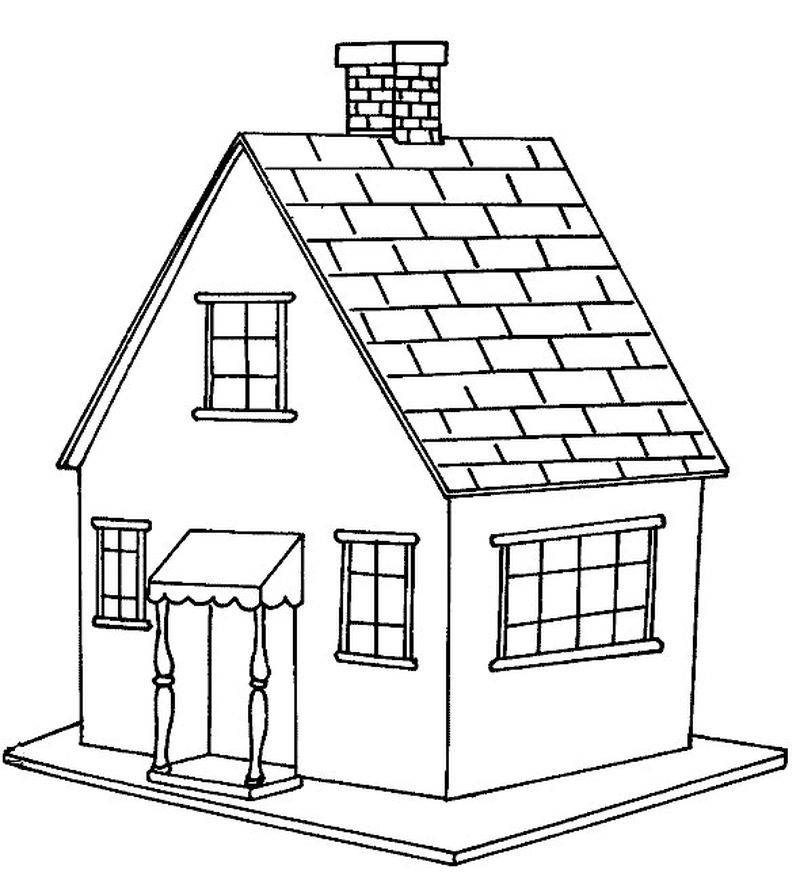House Coloring Pages Pictures