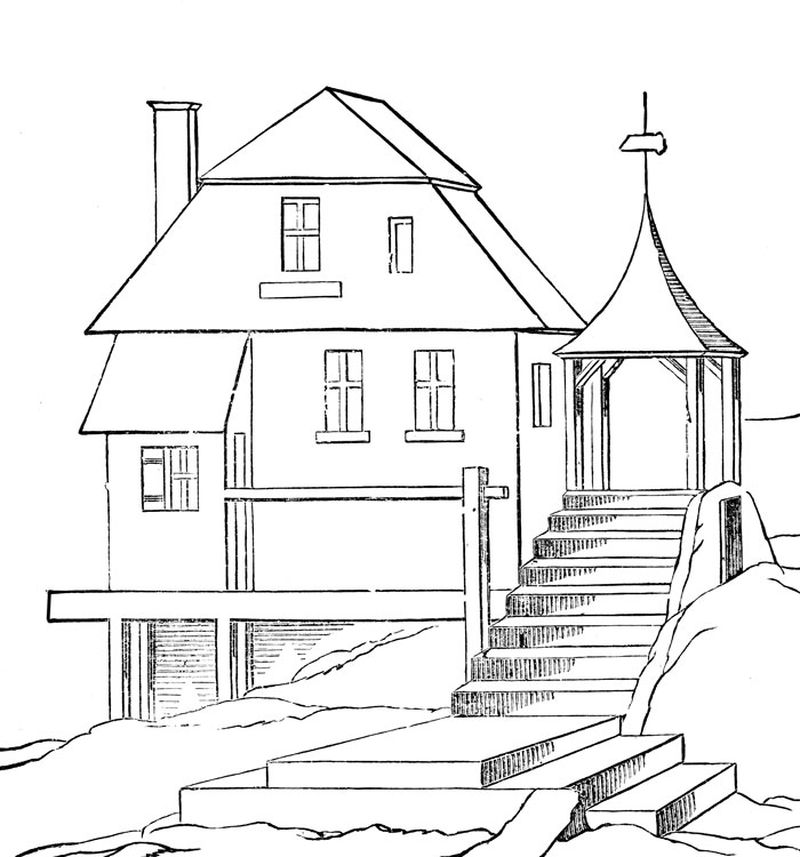 House Coloring Pages To Printable