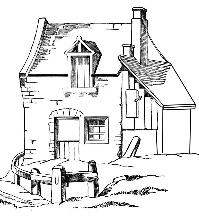 House Printable Coloring Pages