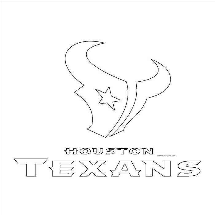 Houston Texans Coloring Page