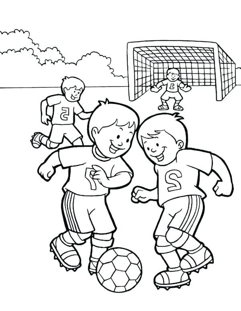 I Love Soccer Coloring Pages
