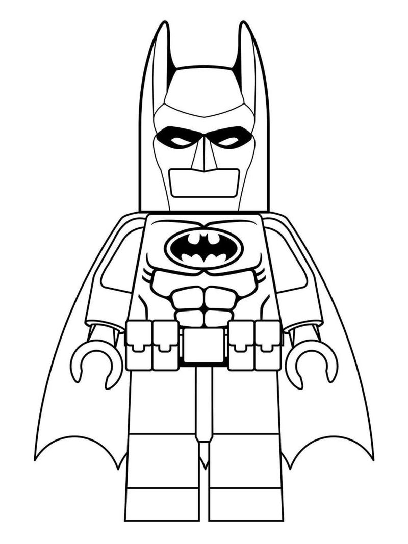 I am Lego Batman Coloring Pages