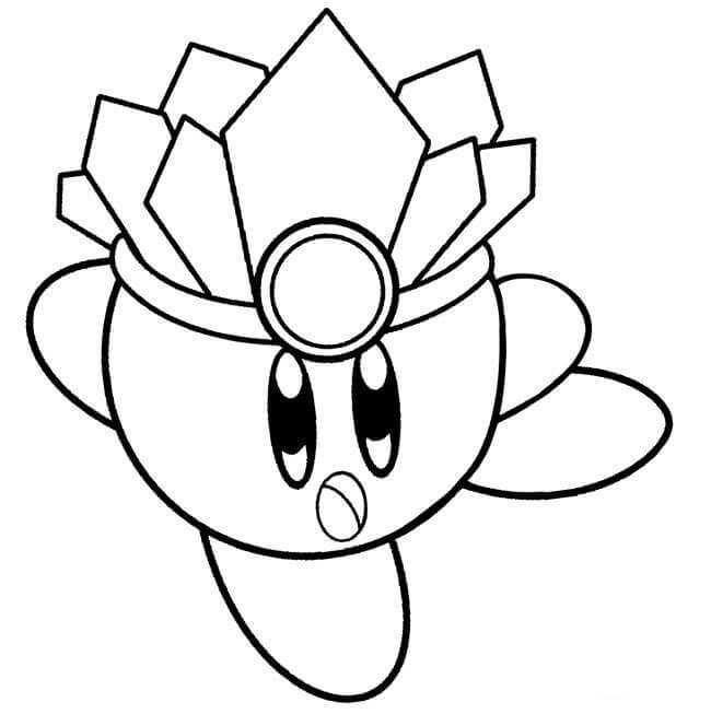 Ice Kirby Coloring Pages Free
