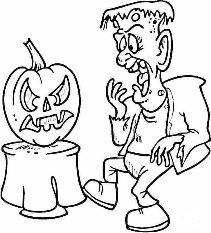 Jack O Lantern Coloring Pages