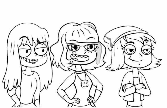 Janna Jackie Hope Star Vs. The Forces Of Evil Coloring Page