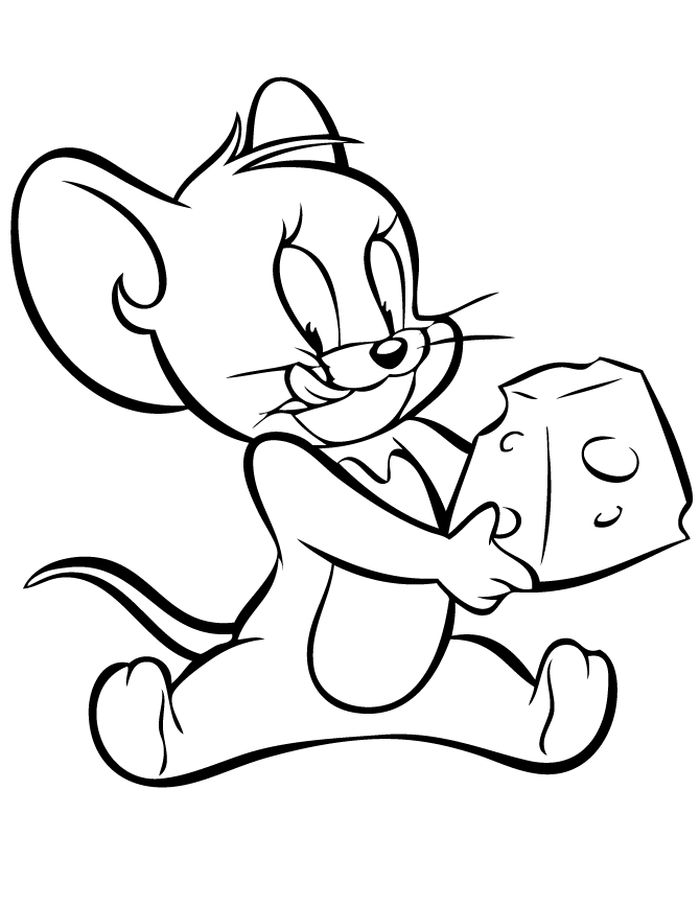 Jerry From Tom And Jerry Coloring Pages
