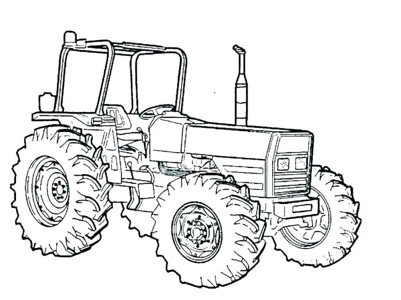 Printable Tractor Coloring Pages PDF For Kids - Coloringfolder.com