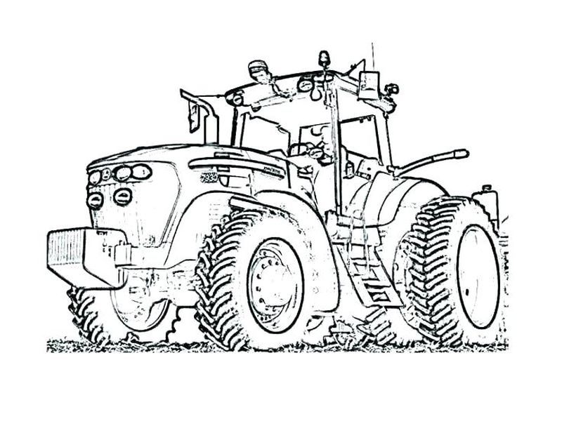 Printable Tractor Coloring Pages PDF For Kids - Coloringfolder.com