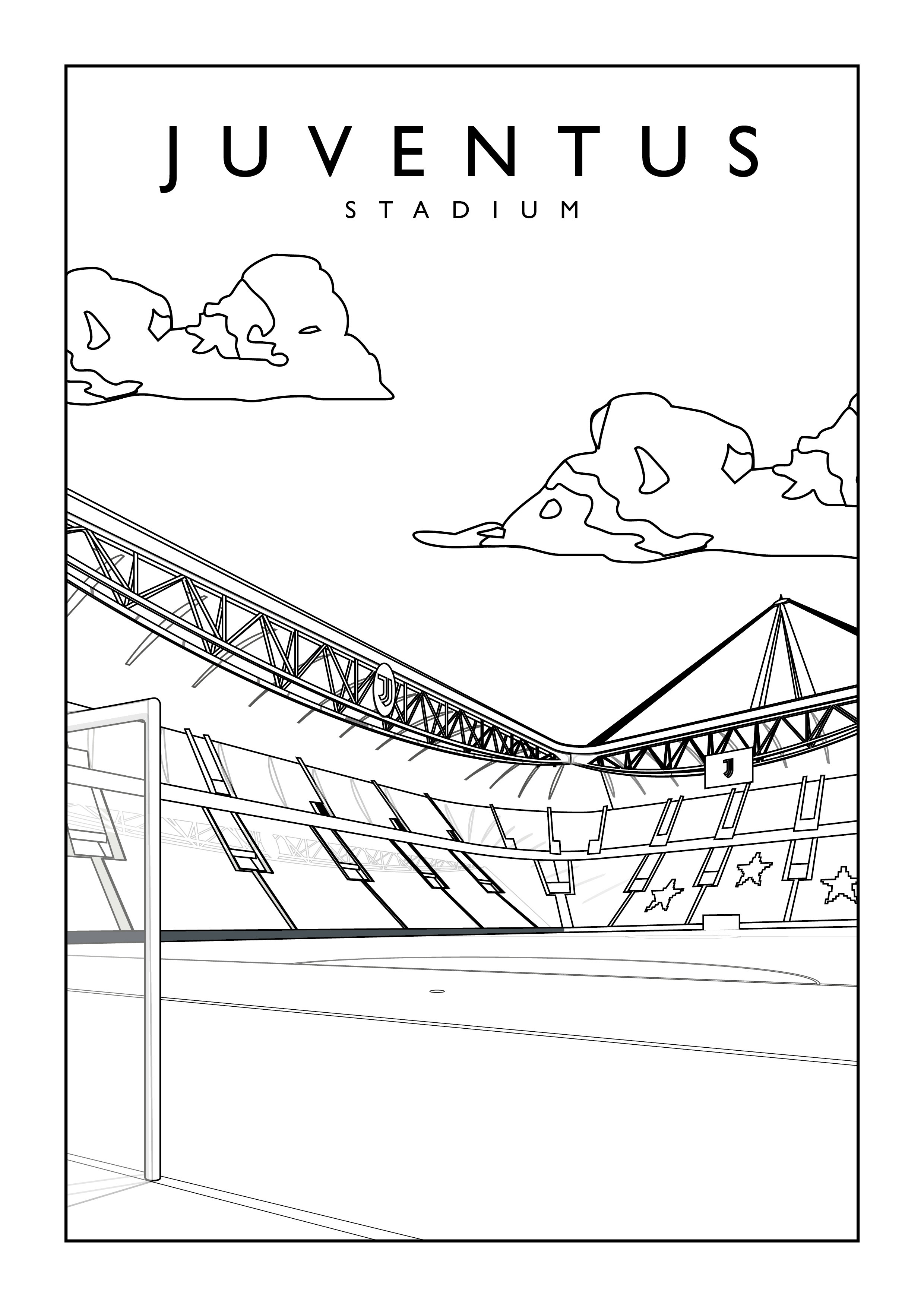 juventus stadium coloring pages