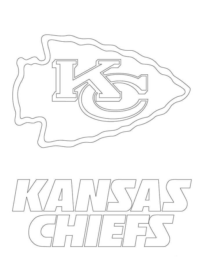 Kansas City Chief Coloring Page