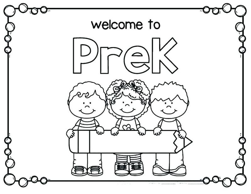 Kids Coloring Pages Back To School