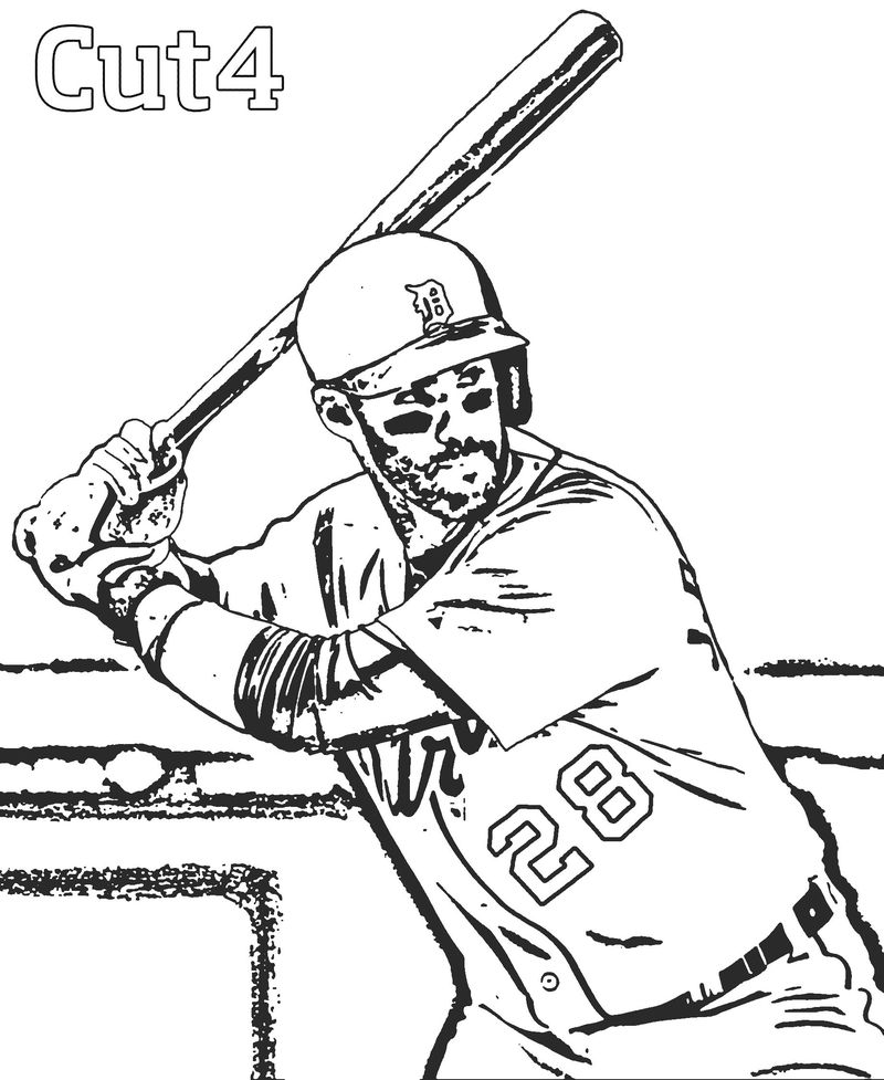 Kids Coloring Pages Baseball