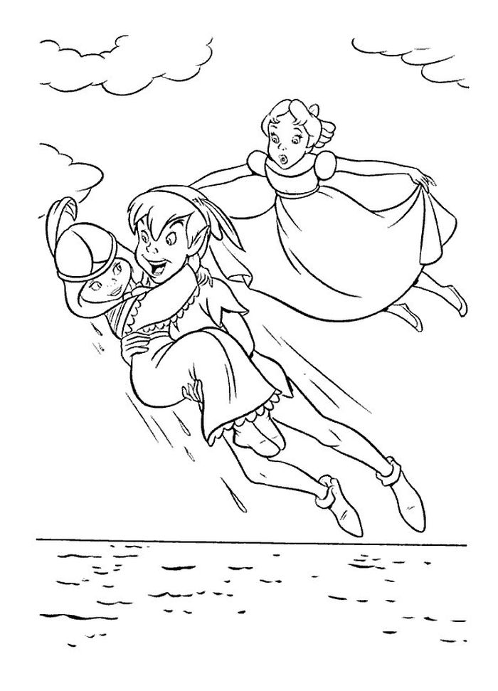 Kids Coloring Pages Peter Pan