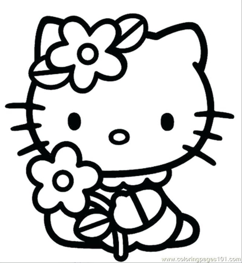 Kitty Cat Printable Coloring Pages