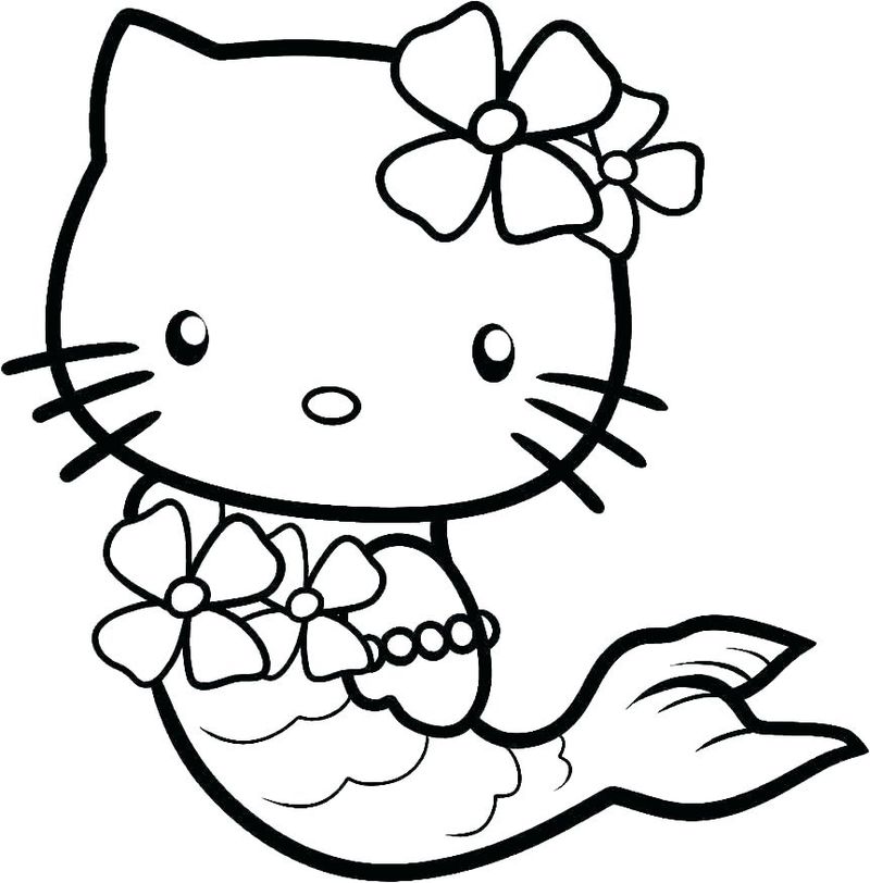 Kitty Coloring Pages For Kids