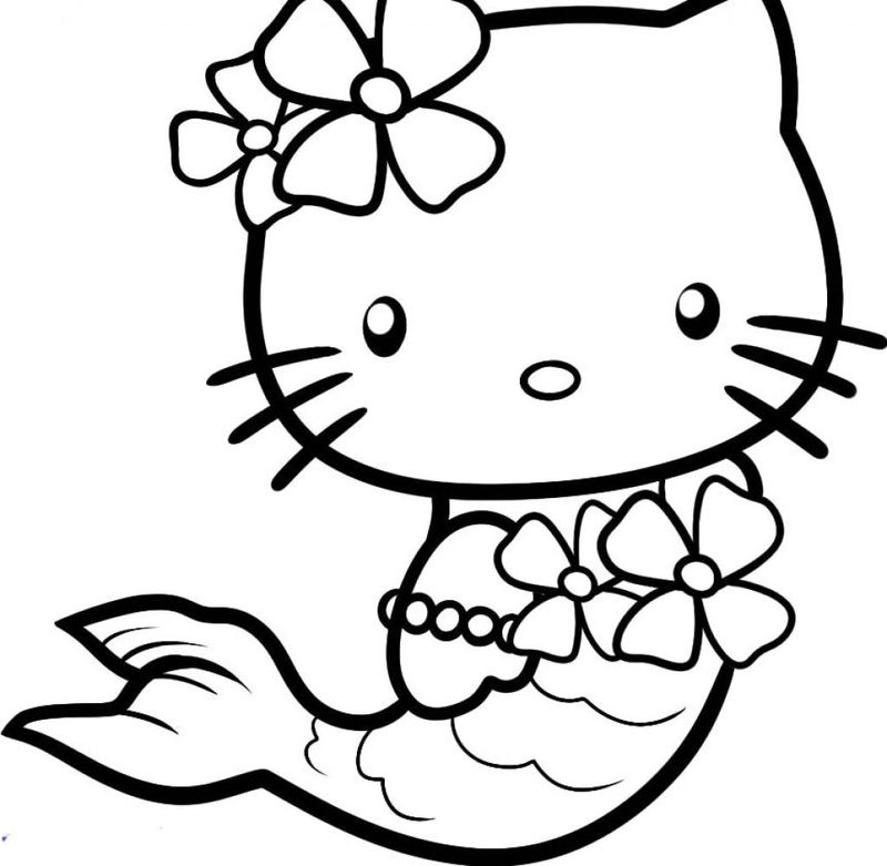 Kitty Coloring Pages Printable