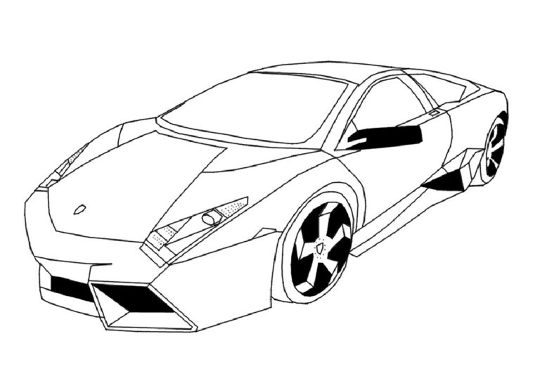 Fantastic Lamborghini Coloring Pages Pdf To Print - Coloringfolder.com