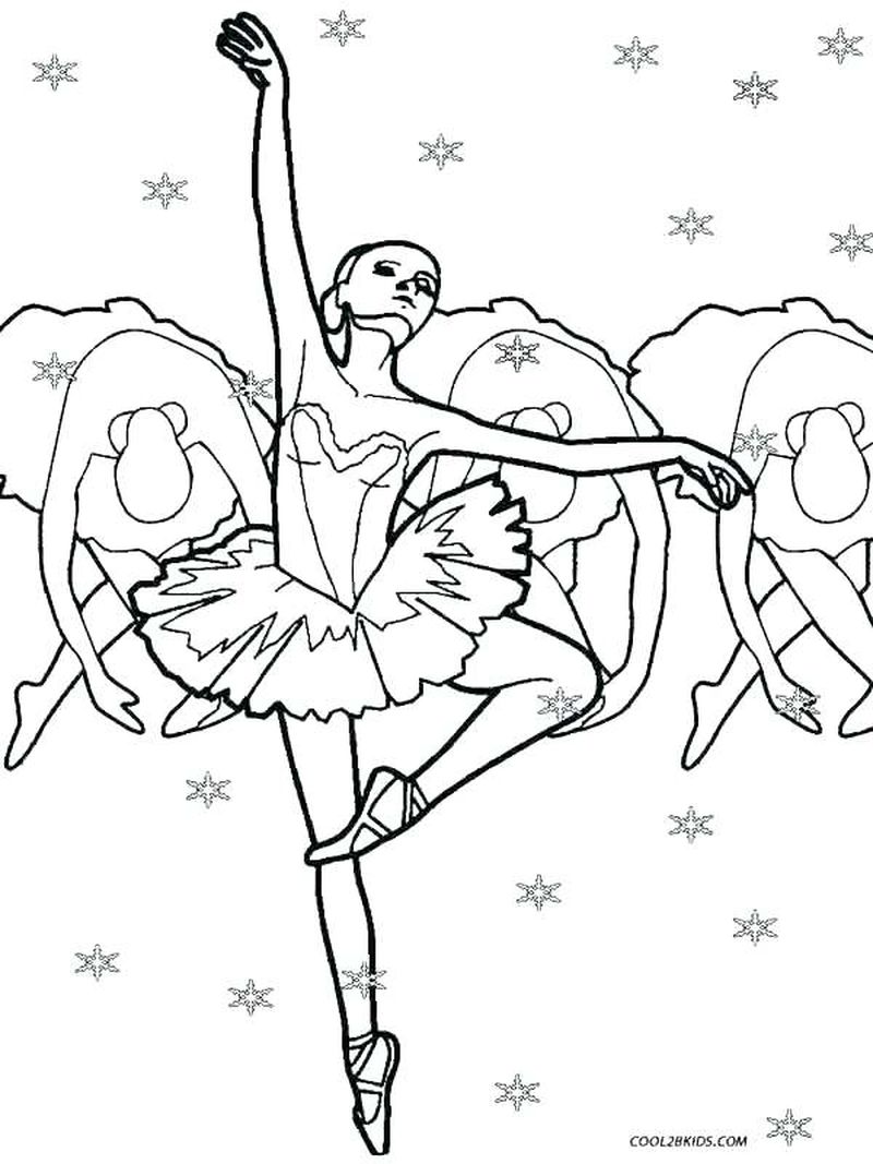 Leap Ballerina Coloring Pages