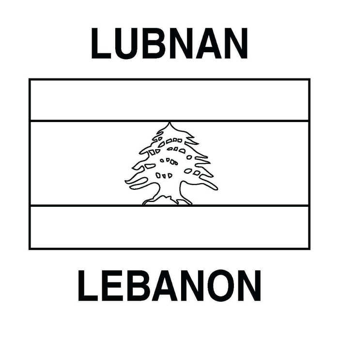 Lebanon Independence Day Coloring Pages