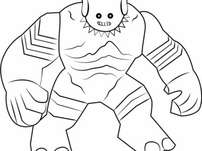 Lego A Bomb coloring page