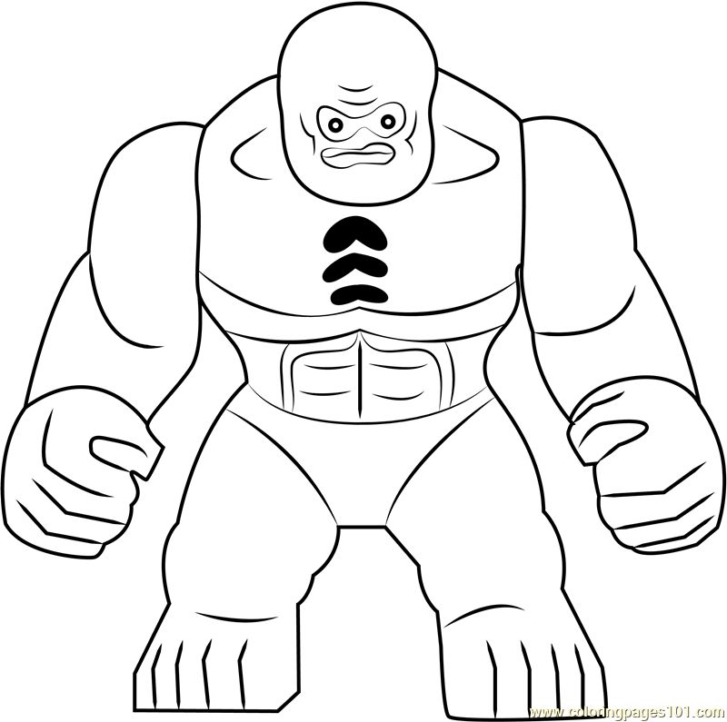 Lego Abomination coloring page