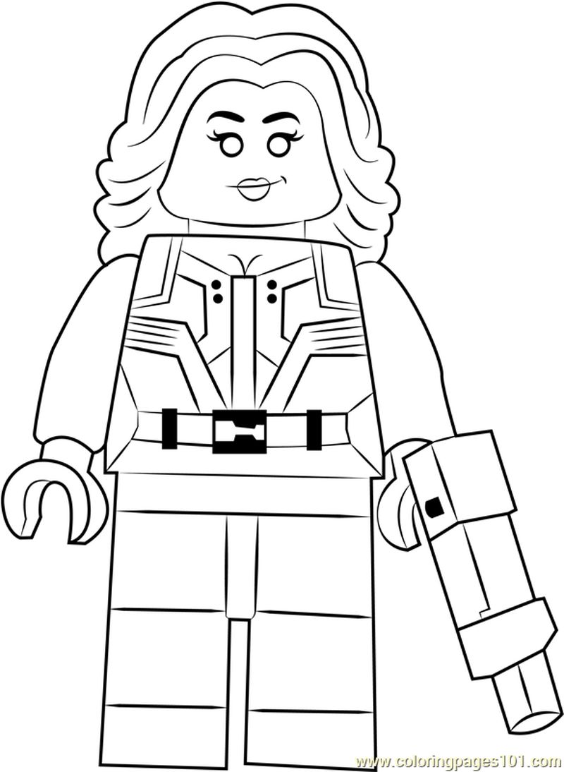 Lego Agent 13 coloring page