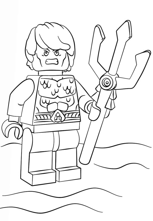 Lego Aquaman Coloring Pages Printable