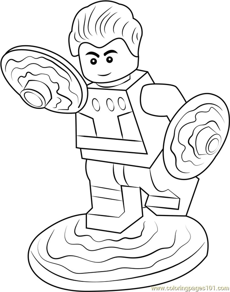 Lego Cosmic Boy coloring page