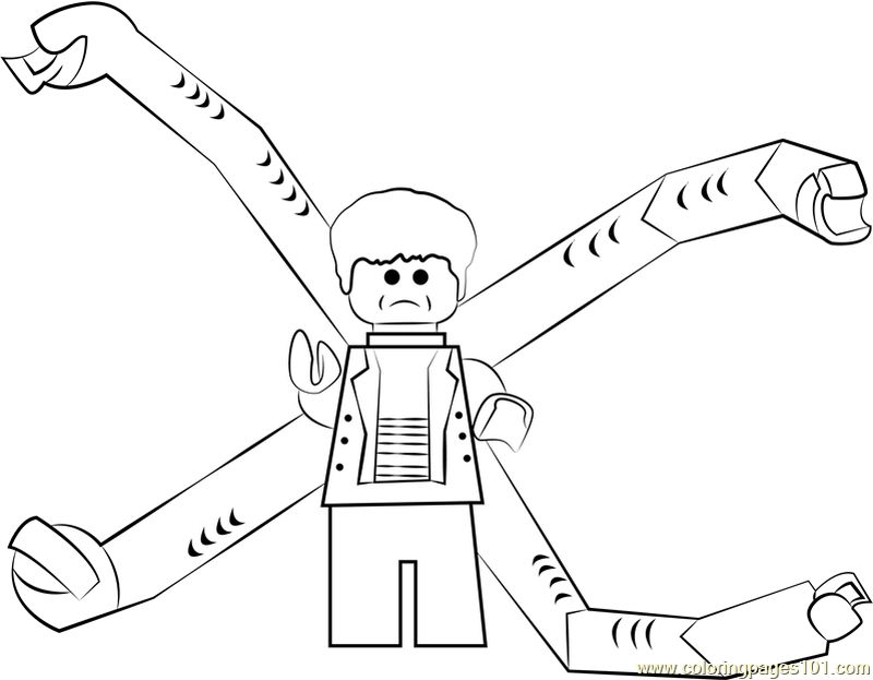 Lego Doc Ock coloring page