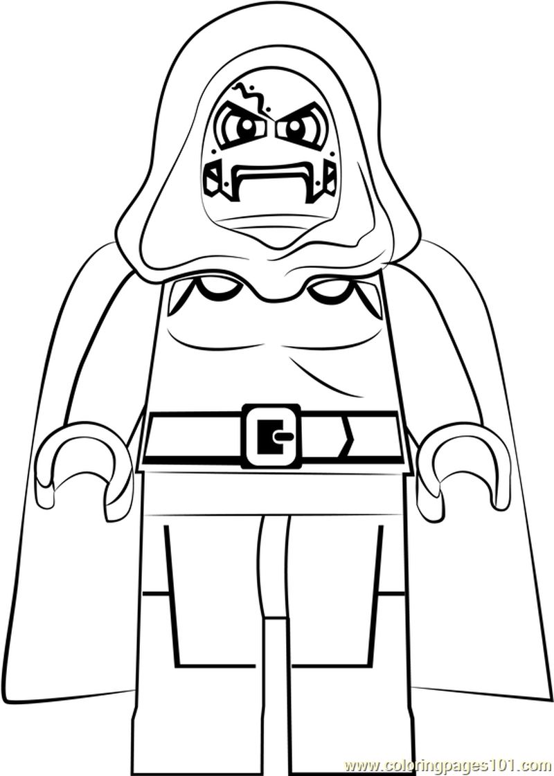 Lego Dr coloring page