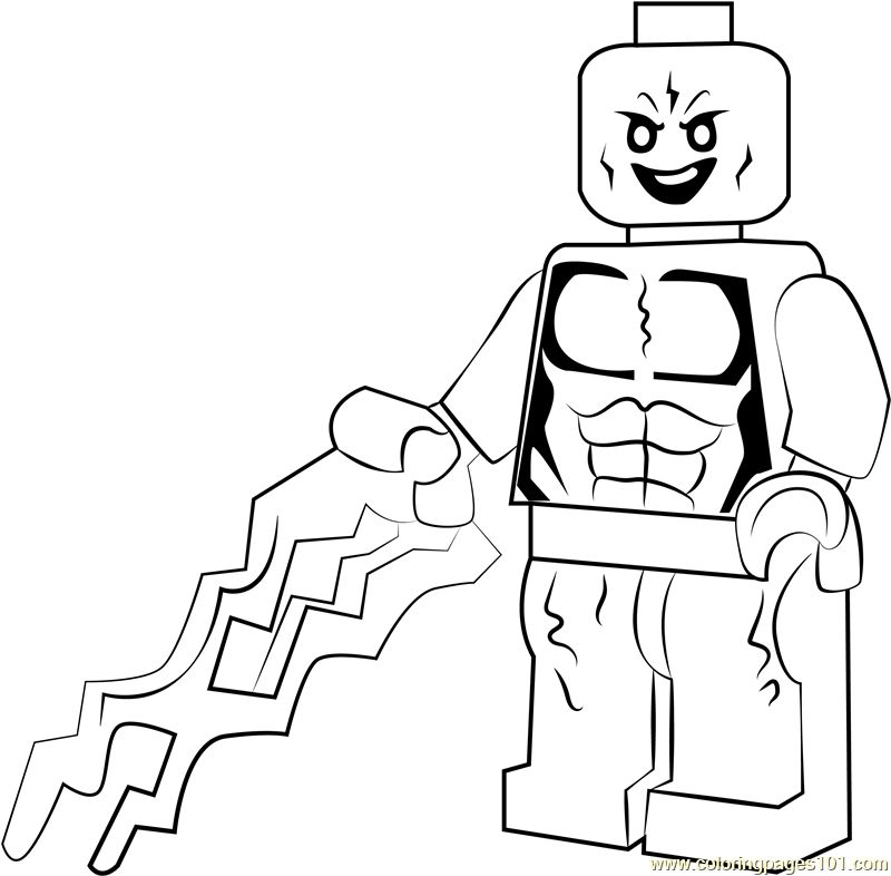 Lego Electro coloring page