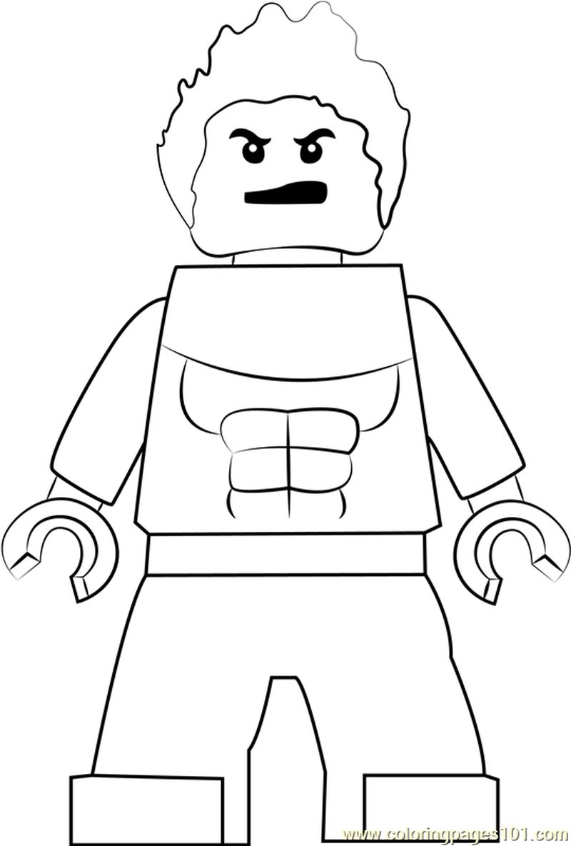 Lego Hulkling coloring page