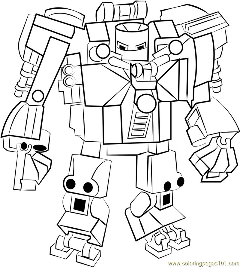 Lego Iron Monger coloring page