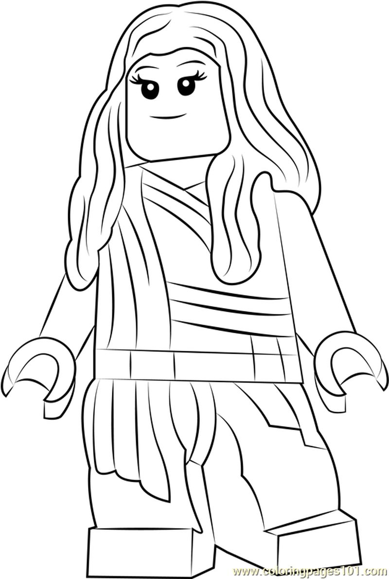 Lego Jane Foster coloring page