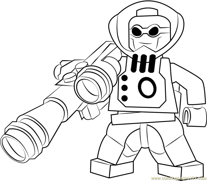 Lego Mr coloring page