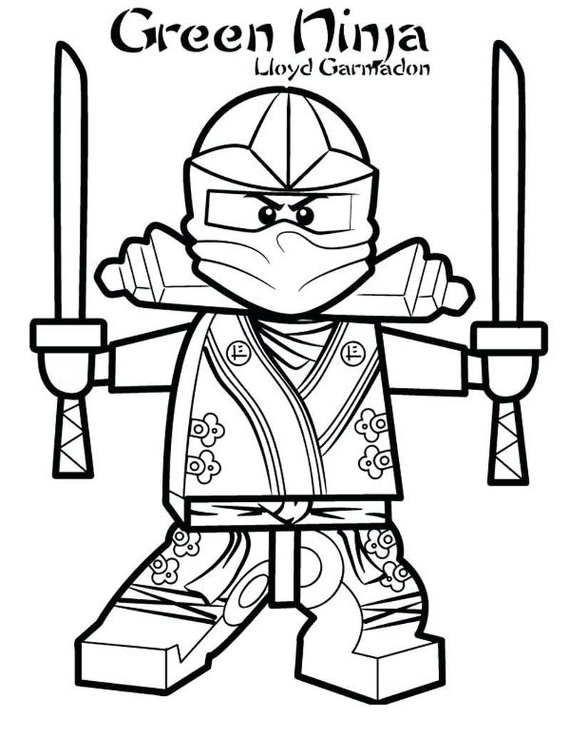 Lego Ninjago Coloring Pages Cole Dx