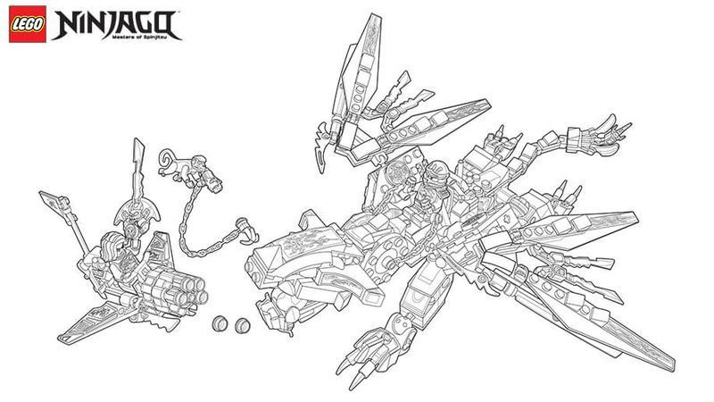 Lego Ninjago Coloring Pages Images