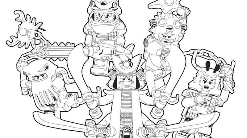 Lego Ninjago Coloring Pages Kai