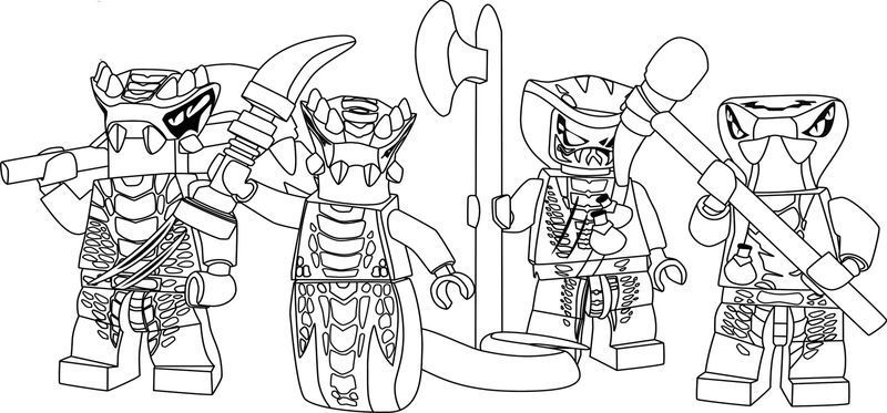 Lego Ninjago Coloring Pages Nya