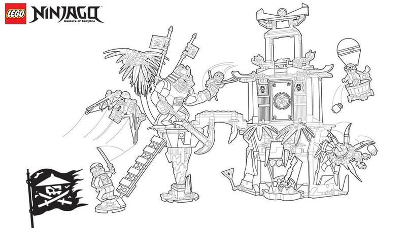 Lego Ninjago Coloring Pages Online