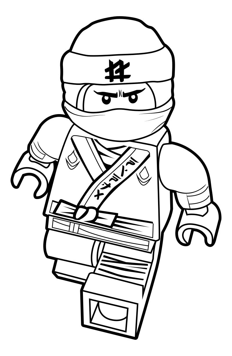 Lego Ninjago Coloring Pages Season 6 Zane