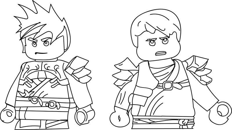 Lego Ninjago Green Ninja Coloring Pages