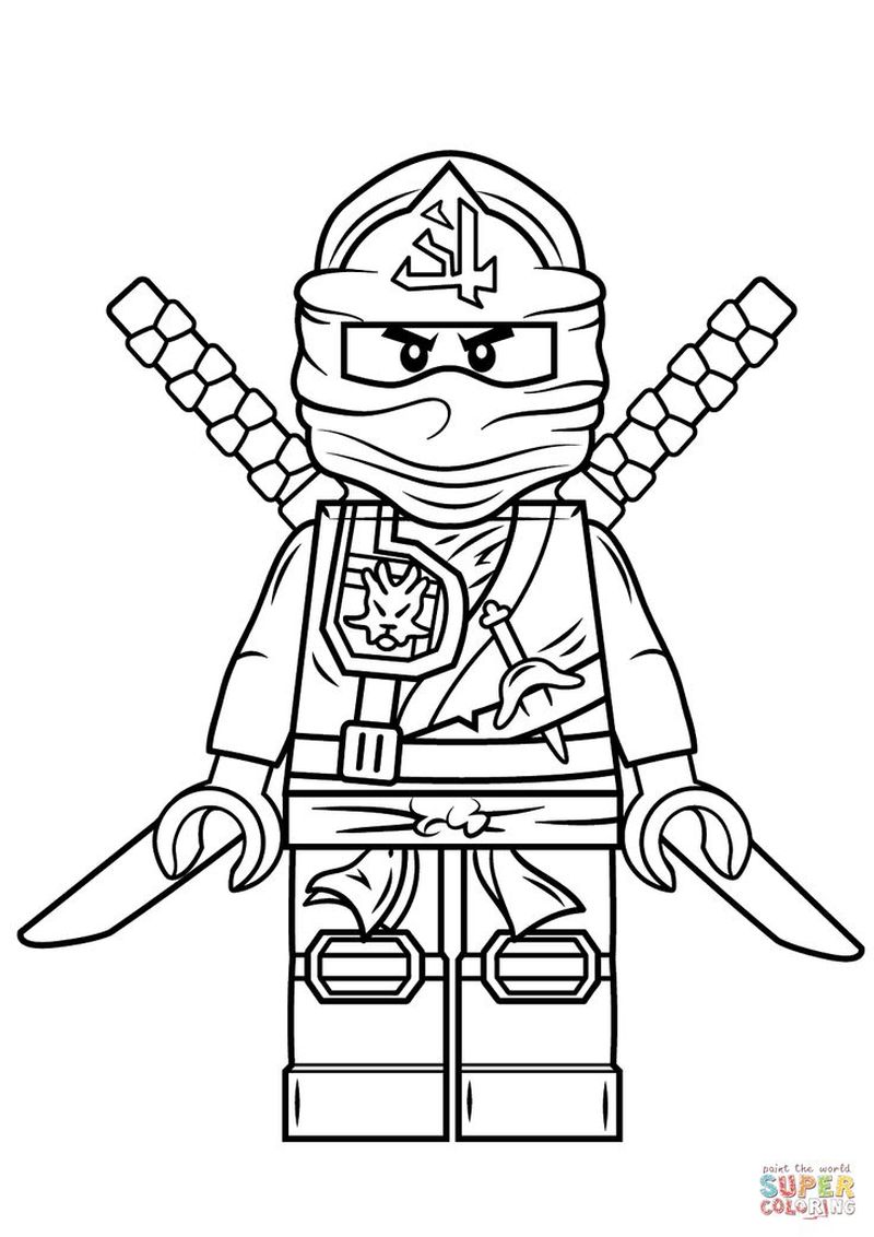 Lego Ninjago Green Ninja Coloring Pages